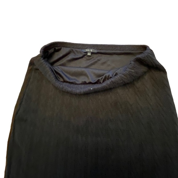 {IRIS} Knit Sweater Print Lined Elastic waist skirt - Picture 7 of 7